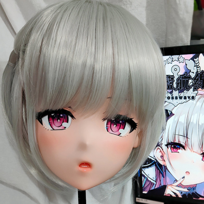 (GLA073)Customize Character'! Female/Girl Resin Full/Half Head With Lock Anime Cosplay Japanese Animego Kigurumi Mask
